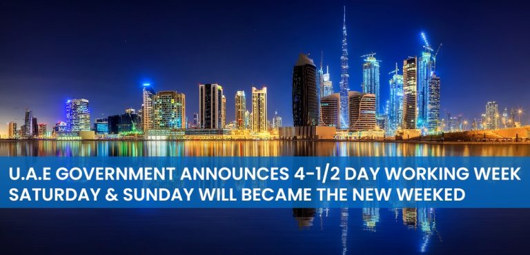 New weekends announced in UAE