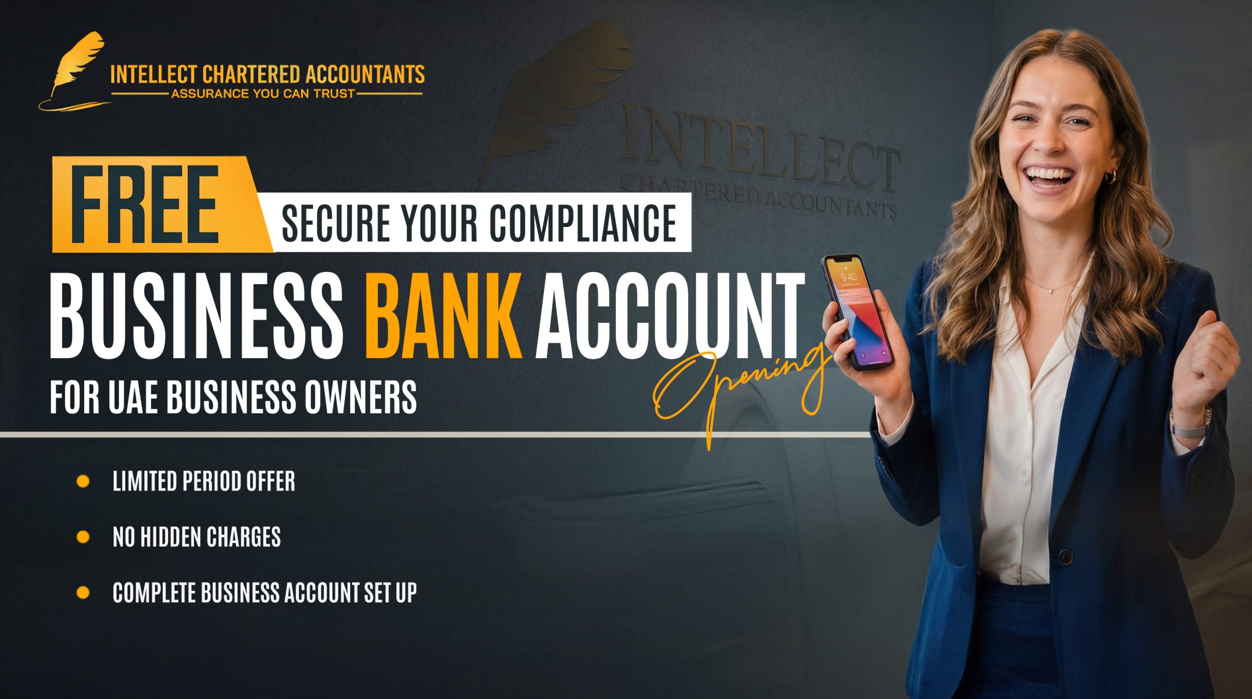 Unlock Your Business Potential: Intellect Offers Free Business Bank Account Opening for UAE Owners